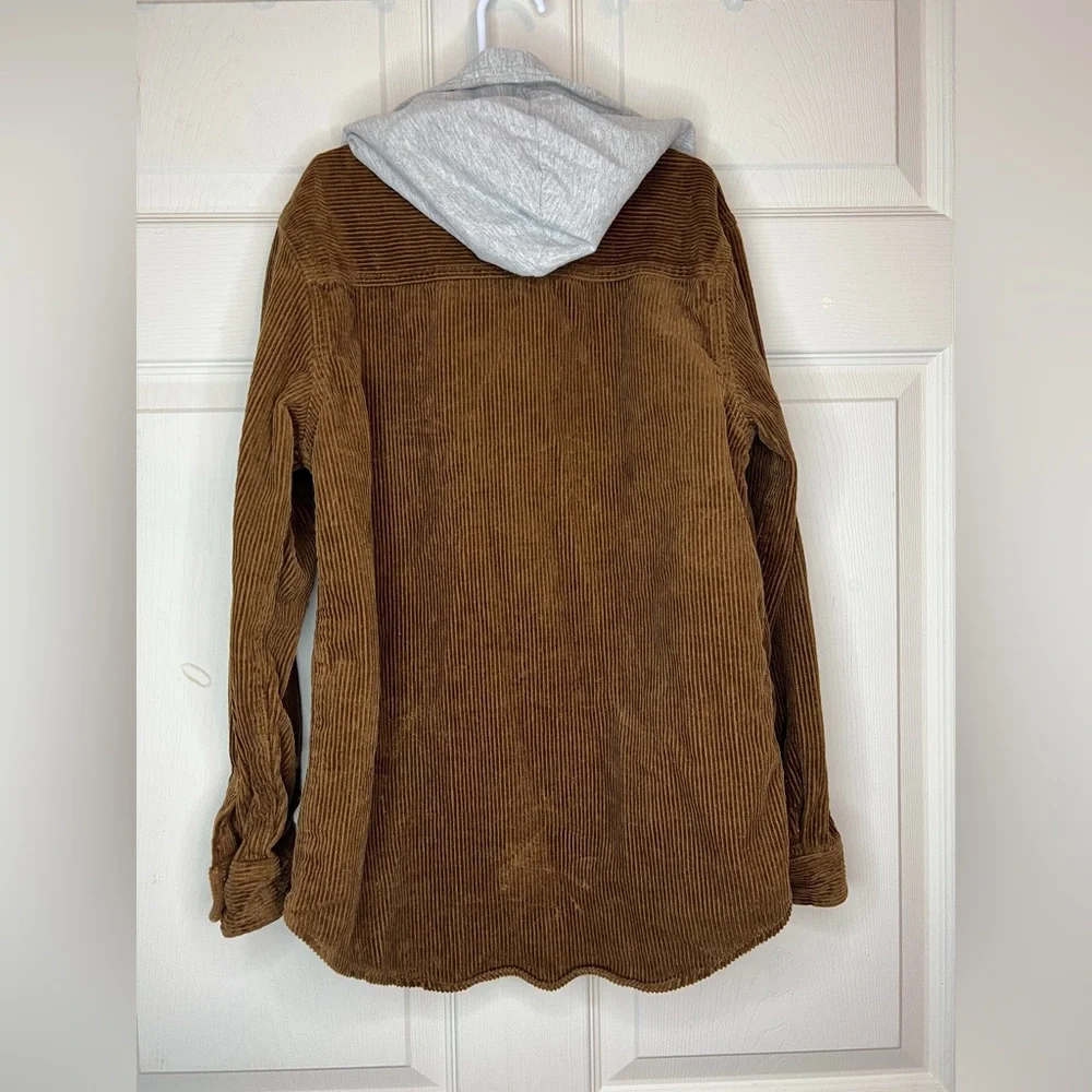 Crazy 8 Hooded Corduroy Shacket - Picture 3 of 6